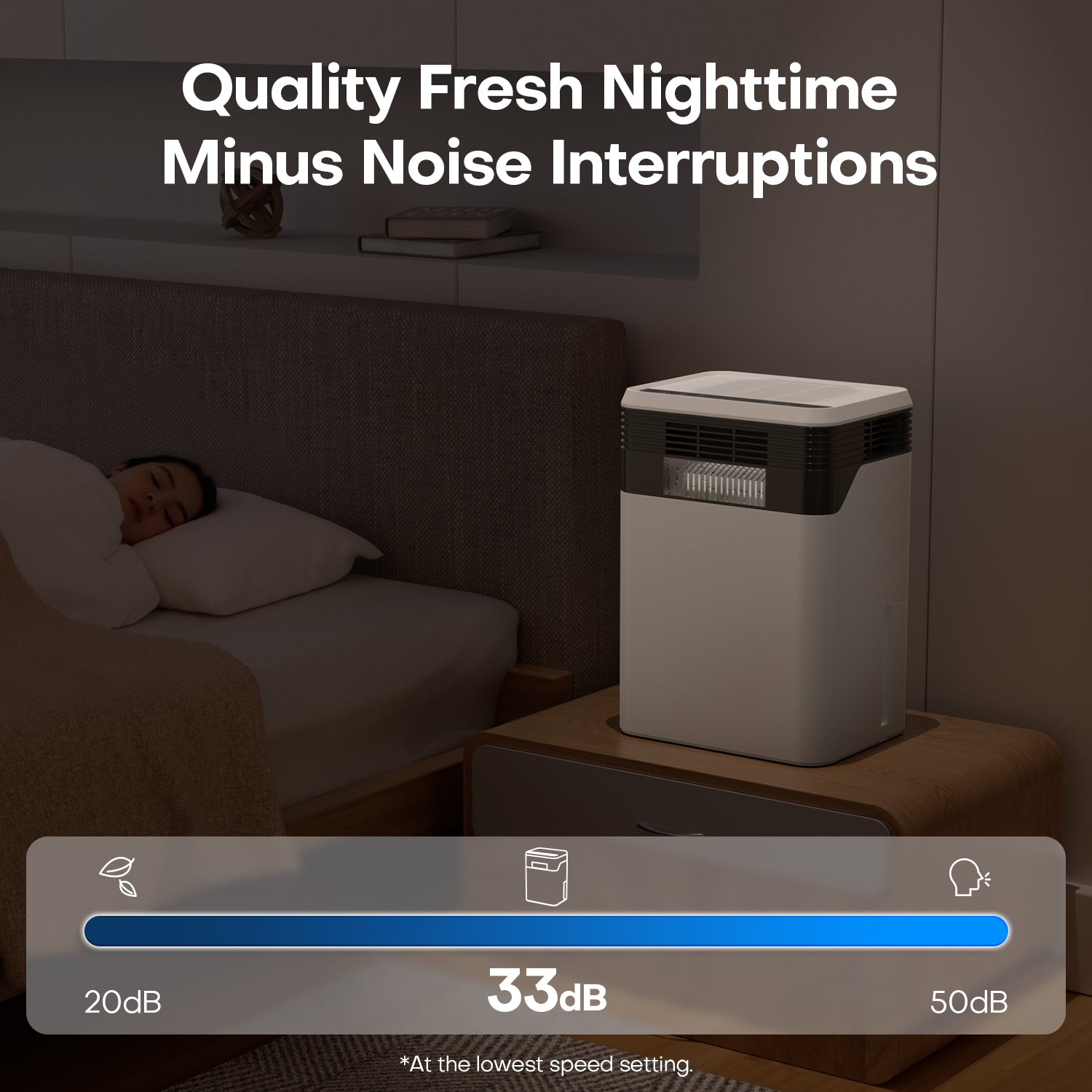 CONOPUPlus Dehumidifier 3L, 1700ml/Day High-Efficiency Dehumidifiers for Home up to 30m², Quad-Core Semiconductor Tech, Real-Time Humidity Display, Auto Defrost, Timer, 33dB Dehumidifier for Bedroom